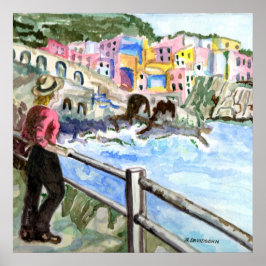 ART BY HARRIET DAVIDSOHN - "WATERFRONT" – ギャラリー ポスター