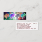 Art by Micheal Dragons Business Book Mark Card スキニー名刺 (正面/裏面)