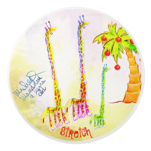 Art by Micheal Stretch Ceramic Pull セラミックノブ (正面)