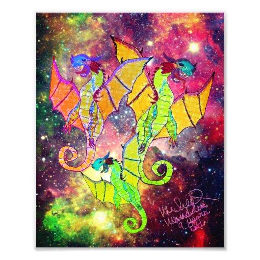 Art by Micheals Dragons写真 フォトプリント (正面)