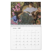 art calendar  カレンダー (1月 2027)