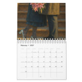 art calendar  カレンダー (2月 2027)