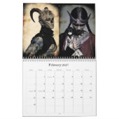 Art calendar 2026 カレンダー (2月 2027)