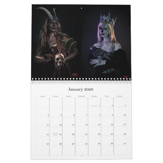 Art Calendar 2026 – Accès CYB カレンダー (1月 2026)