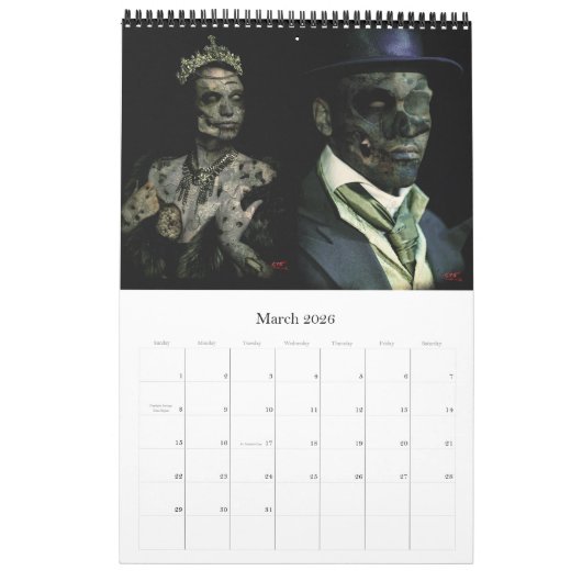 Art Calendar 2026 – Accès CYB カレンダー (3月 2026)