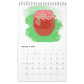 Art Calendar - Food & Co. カレンダー (2月 2027)