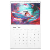 Art Calendar- Kunst Kalender Vera Komnig カレンダー (2月 2026)
