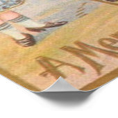 ART CANVAS AUTHENTIC 1800s CHRISTMAS ART REPRO ポスター (角)