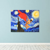 Art Canvas - by Debbie Davidsohn - Sealed in Wind キャンバスプリント (インサイチュ (ウッドフロア))