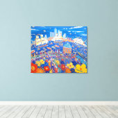 Art Canvas Print: Greenwich LondonのTall Ships キャンバスプリント (インサイチュ (ウッドフロア))