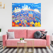 Art Canvas Print: Greenwich LondonのTall Ships キャンバスプリント (インサイチュ (リビング))