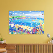 Art Canvas Print: Mother Ivey's Bay Cornwall キャンバスプリント (インサイチュ (リビング))