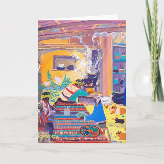 Art Card：ペルーのポテト食べ手。 カード (正面)