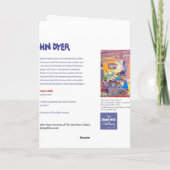 Art Card：ペルーのポテト食べ手。 カード (裏面)