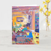 Art Card：ペルーのポテト食べ手。 カード (黄色い花)