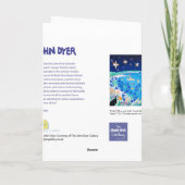 Art Card: Scilly Puffins and Gulls, Pentle Bay カード (裏面)