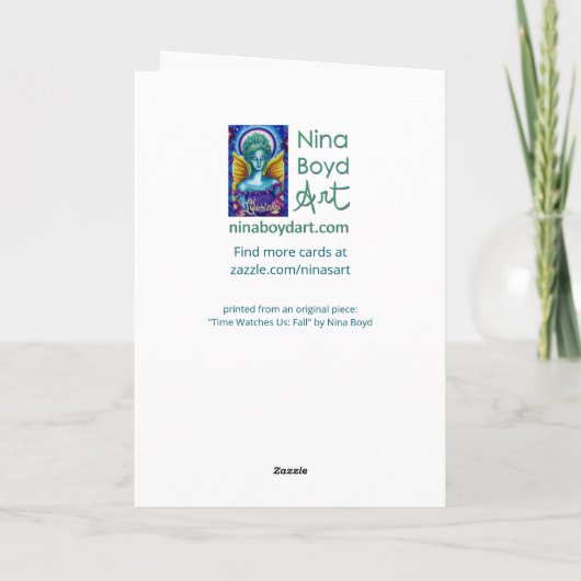 Art Card: "Time Watches Us: Fall" カード (裏面)