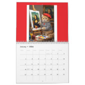 Art Cats Calendar カレンダー (1月 2026)