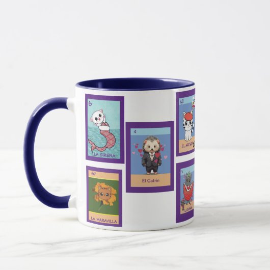 Art Cats Loteria Mug マグカップ (左)