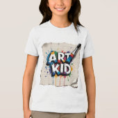 Art Class for Sketchbook Rebels & Art Teachers トライブレンドTシャツ (正面)