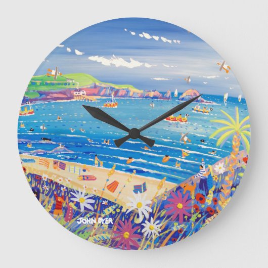 Art Clock:マザー・イヴェイのベイコーンウォール ラージ壁時計 (正面)