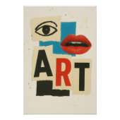 Art Collage Affiche ポスター (正面)