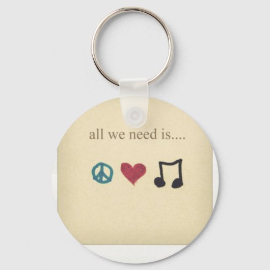 art-cute-感動的-love-music-Favim.com-189041 キーホルダー (正面)
