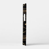 Art deco,テンプレート,名前ロゴ,ヴィンテージ,金ゴールド,黒,20' Case-Mate iPhoneケース (裏面 / 右)