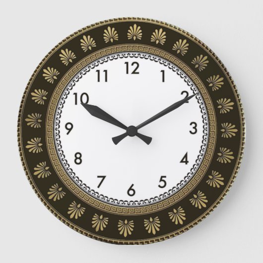 Art Deco ラージ壁時計 (正面)