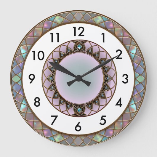 Art Deco ラージ壁時計 (正面)