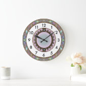 Art Deco ラージ壁時計 (ホーム)