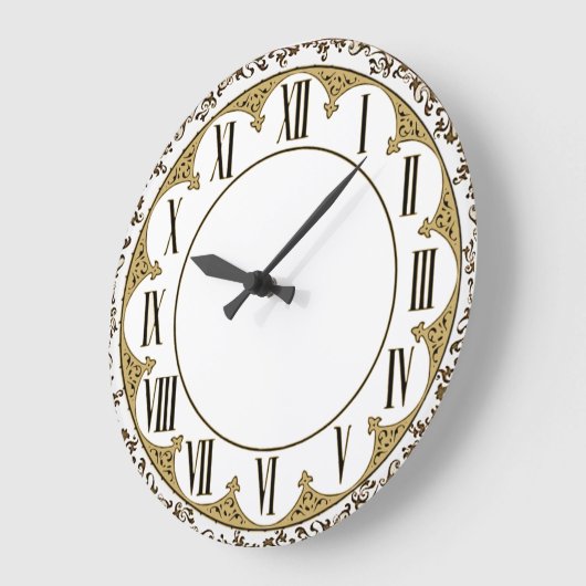 Art Deco ラージ壁時計 (傾斜)