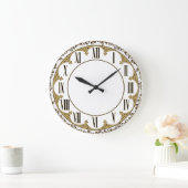 Art Deco ラージ壁時計 (ホーム)