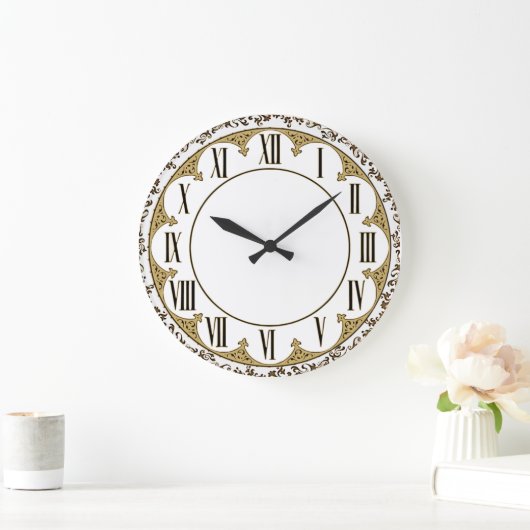 Art Deco ラージ壁時計 (ホーム)
