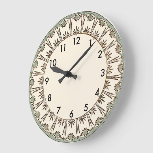 Art Deco ラージ壁時計 (傾斜)