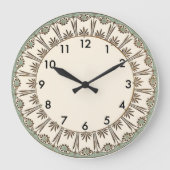 Art Deco ラージ壁時計 (正面)