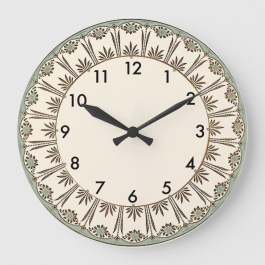 Art Deco ラージ壁時計 (正面)