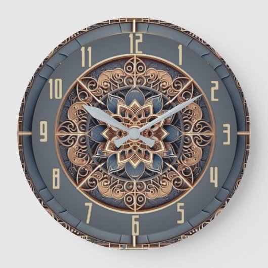Art Deco ラージ壁時計 (正面)