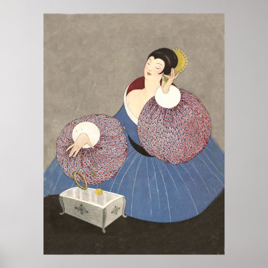 Art Deco 1920s Fashion ポスター (正面)