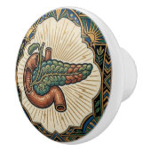 Art Deco Anatomical Pancreas Diabetes セラミックノブ (右)