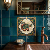 Art Deco Anatomical Pancreas Diabetes  タイル