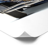 Art Deco Automotive Art: Gilded Roadster ポスター (角)