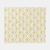 Art deco background.art,deco,pattern,graphic desig フリースブランケット (正面(横))