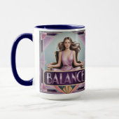 Art Deco Balance Meditation Mug マグカップ (左)