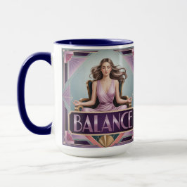 Art Deco Balance Meditation Mug マグカップ