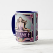 Art Deco Balance Meditation Mug マグカップ (正面左)