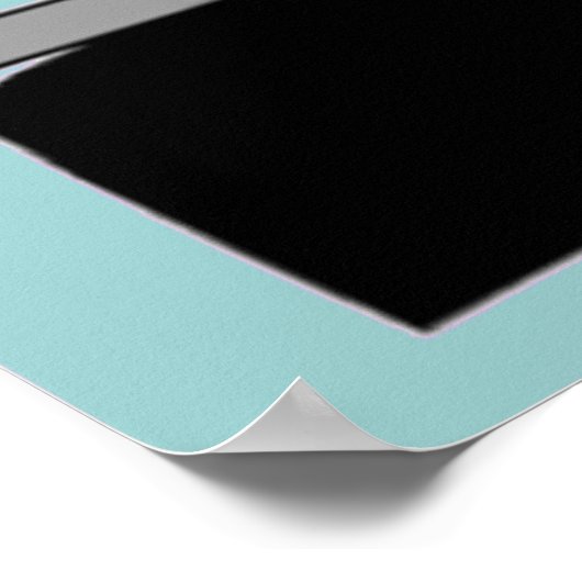 Art Deco Beer Drinker ポスター (角)