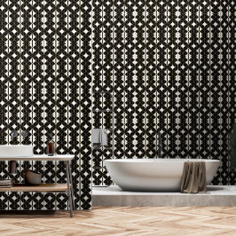 Art Deco Black and Gold Geometric luxury 壁紙