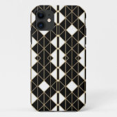 Art Deco Black and Gold Geometric luxury Case-Mate iPhoneケース (裏面)