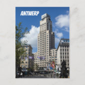 Art Deco Boerentoren Cityscape, Antwerp シーズンポストカード (正面)